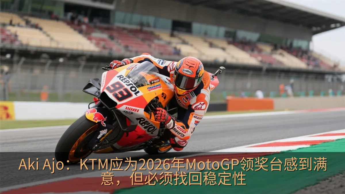 Aki Ajo：KTM应为2026年MotoGP领奖台感到满意，但必须找回稳定性