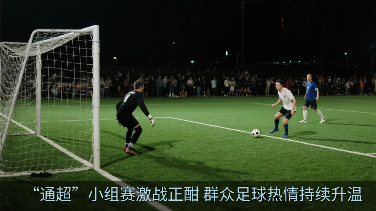 群众足球赛事中球员争抢足球